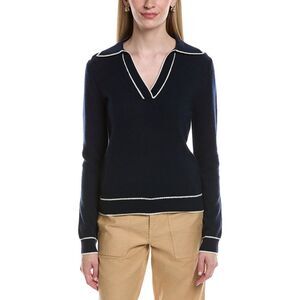 Maison Heritage Womens  Aurore Cashmere Sweater, Blue